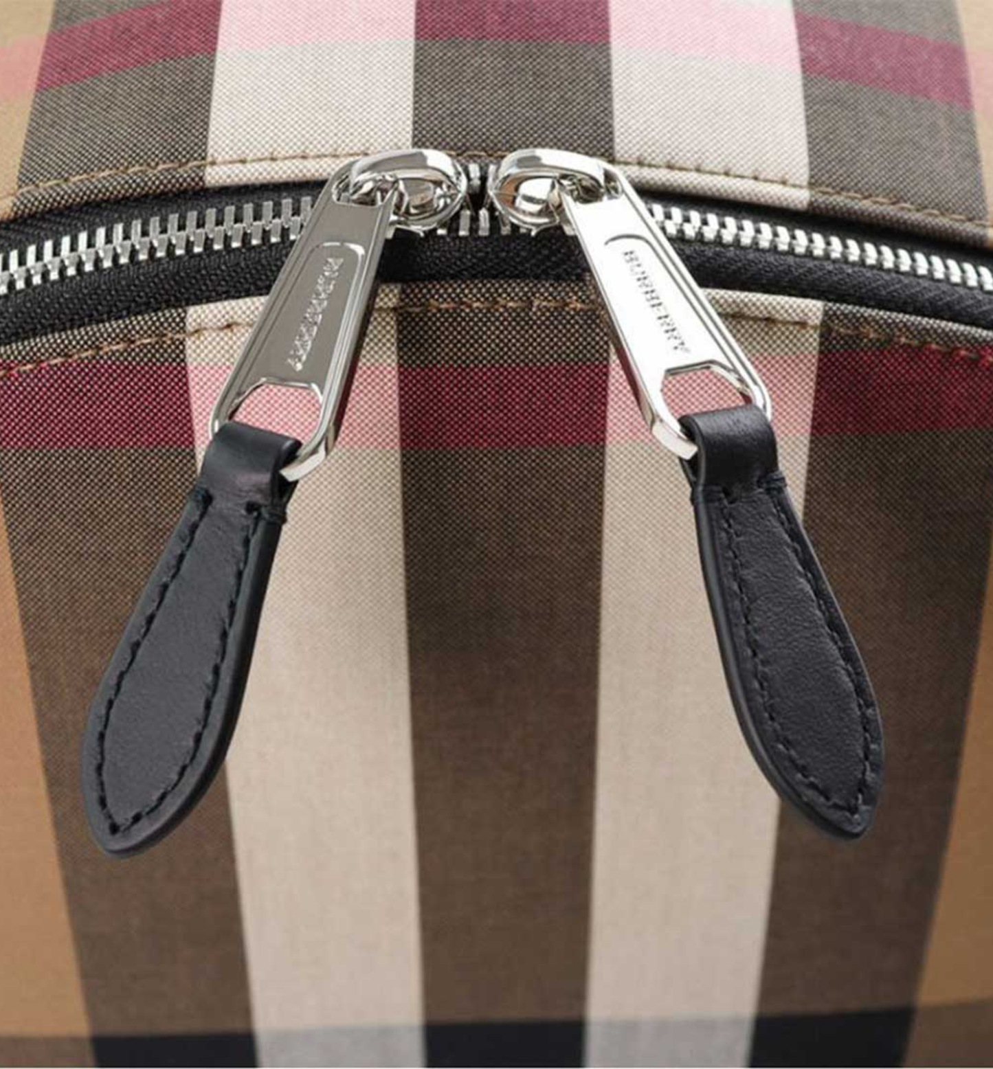 Burberry Jeff House Check Canvas Medium Backpack
