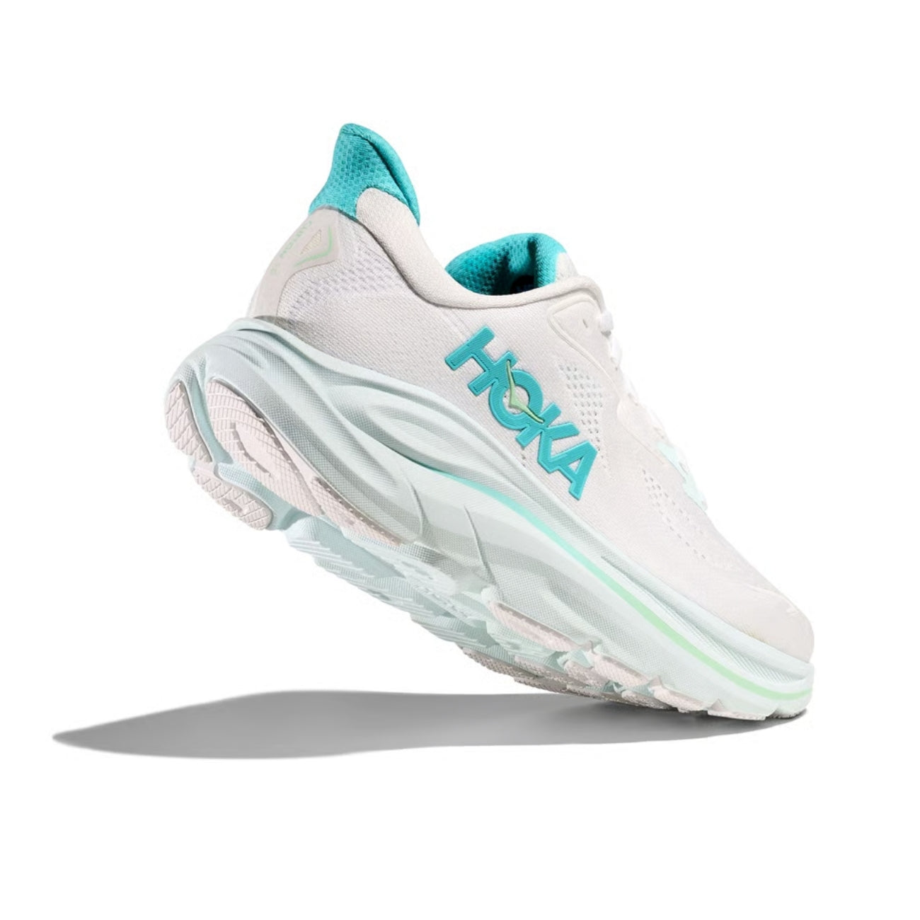 CLIFTON 10 - WHITE/TURQUOISE