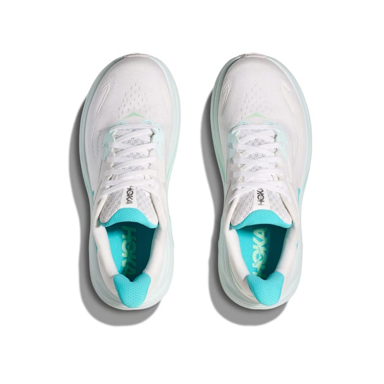CLIFTON 10 - WHITE/TURQUOISE