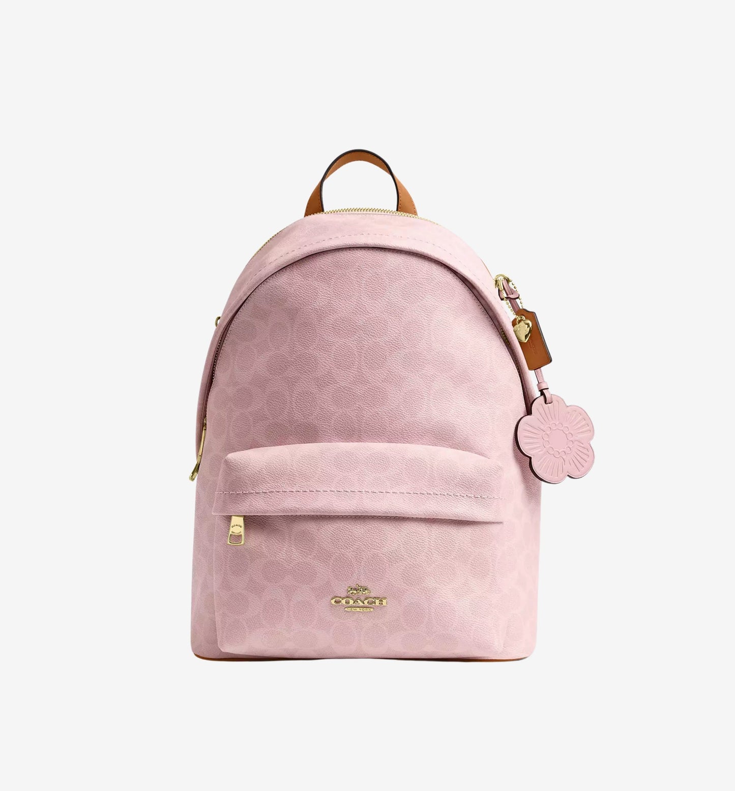 Taylor Small Backpack in Signature Canvas with Charms