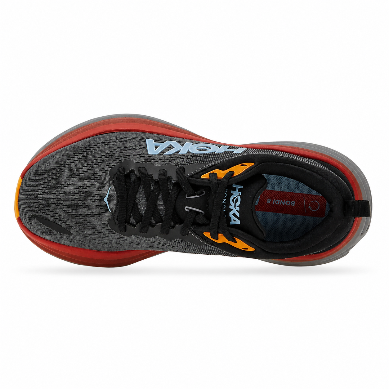 BONDI 8 - Dark Gray/Burgundy