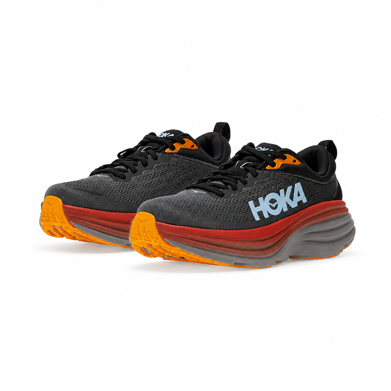 BONDI 8 - Dark Gray/Burgundy